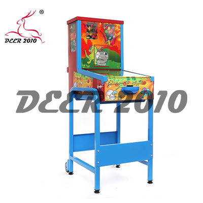 Hijau 36*75*56CM 1-4 koin dioperasikan Dapat diatur untuk memainkan satu atau dua bola mesin penjual pinball